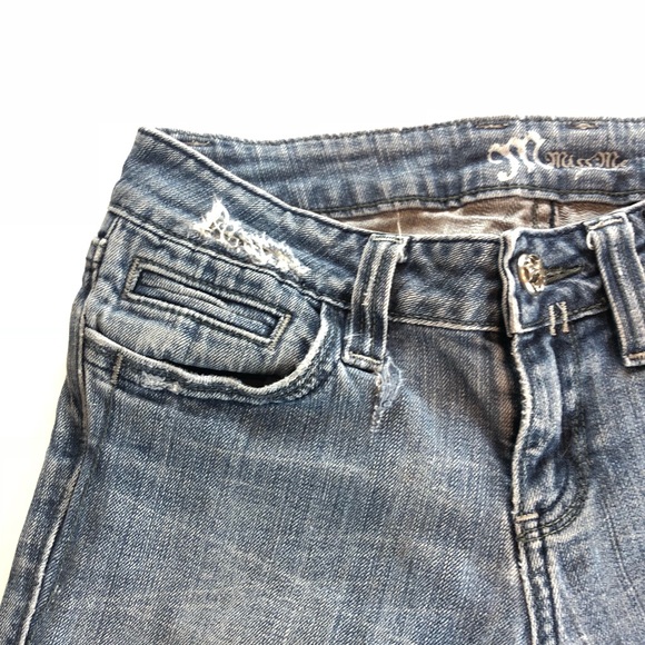 🔸Miss Me Embellished Medium Straight Cut Jeans - Picture 7 of 8